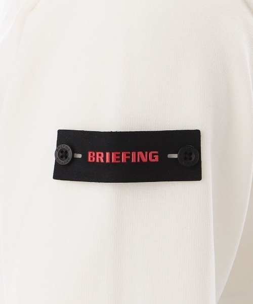「BRIEFING」 長袖ニット L オリーブ メンズの画像