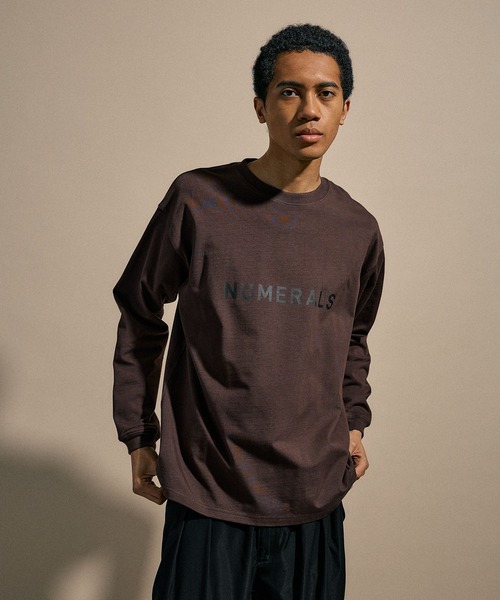 NUMERALS（ヌメラルズ） tシャツ LOGO PRINT T メンズ : ZOZOTOWN