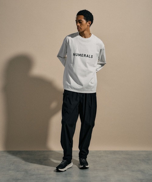 NUMERALS（ヌメラルズ） tシャツ LOGO PRINT T メンズ : ZOZOTOWN