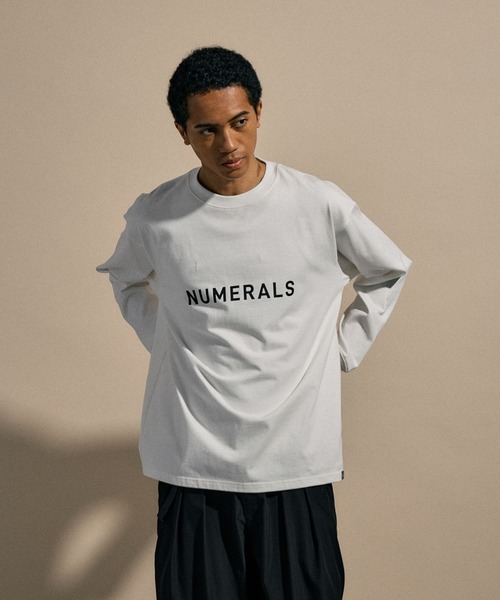 NUMERALS（ヌメラルズ） tシャツ LOGO PRINT T メンズ : ZOZOTOWN
