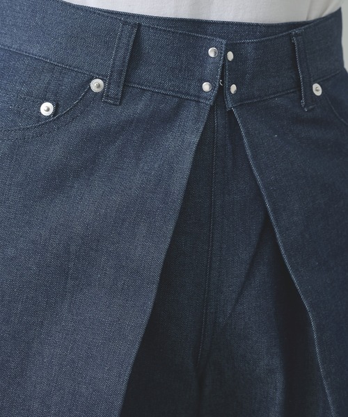 ジーンズ 「JOHN LAWRENCE SULLIVAN」RIGID DENIM WIDE PANTS メンズの画像