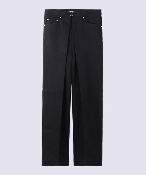 ジーンズ 「JOHN LAWRENCE SULLIVAN」RIGID DENIM WIDE PANTS メンズの画像