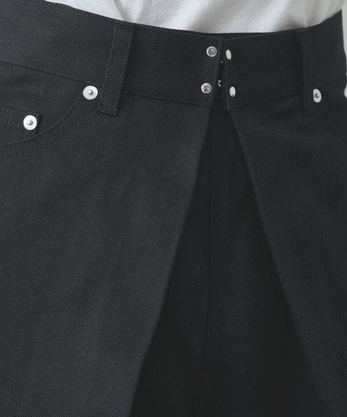 ジーンズ 「JOHN LAWRENCE SULLIVAN」RIGID DENIM WIDE PANTS メンズの画像