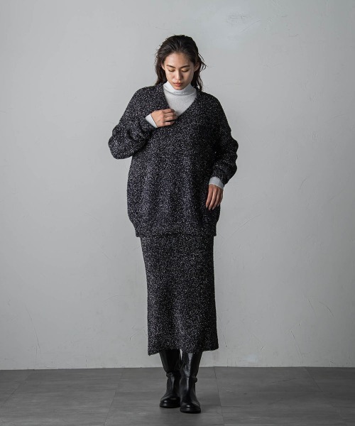 「MAYSON GREY」 長袖ニット M ブラック レディース_画像5