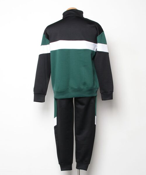 FILA（フィラ） セットアップジャージ M ブラック×グリーン メンズ