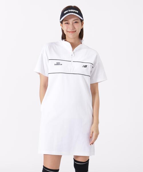 uvカット ワンピース 「new balance golf」スウェット ハーフジップ ワンピース (WOMENS)_1