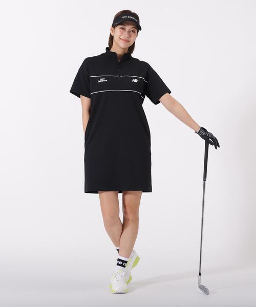 uvカット ワンピース 「new balance golf」スウェット ハーフジップ ワンピース (WOMENS)_4