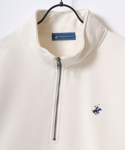 「BEVERLY HILLS POLO CLUB」 スウェットカットソー L アッシュグレー レディース_画像2