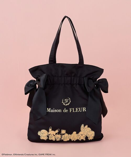 Maison de FLEUR（メゾンドフルール） トートバッグ ポケモン ダブル