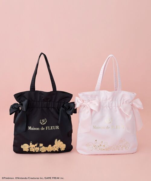 Maison de FLEUR（メゾンドフルール） トートバッグ ポケモン ダブル