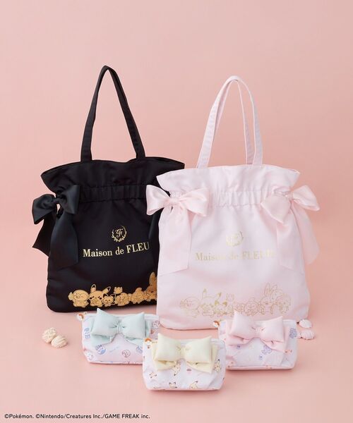 Maison de FLEUR（メゾンドフルール） トートバッグ ポケモン ダブル