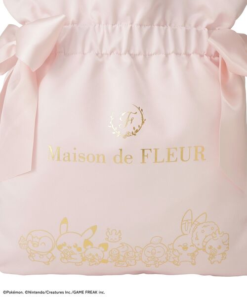 Maison de FLEUR（メゾンドフルール） トートバッグ ポケモン ダブル