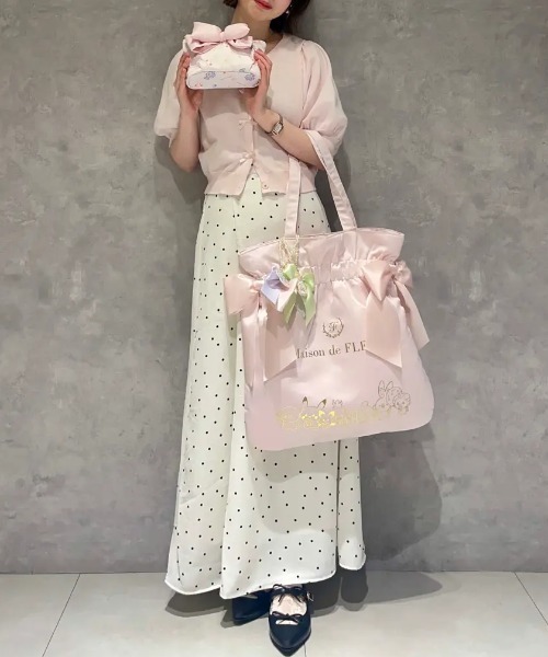 Maison de FLEUR（メゾンドフルール） トートバッグ ポケモン ダブル 