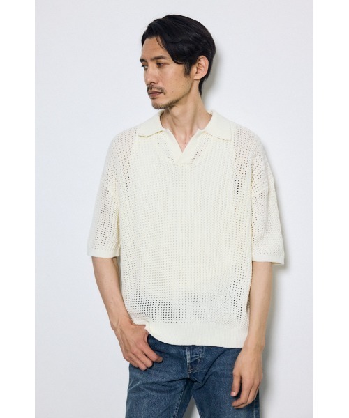70s 希少levis ベロアスキッパーポロシャツ 70年代 70s リーバイス 茶色 ブラウン プルオーバー 長袖 │ヴィテージ