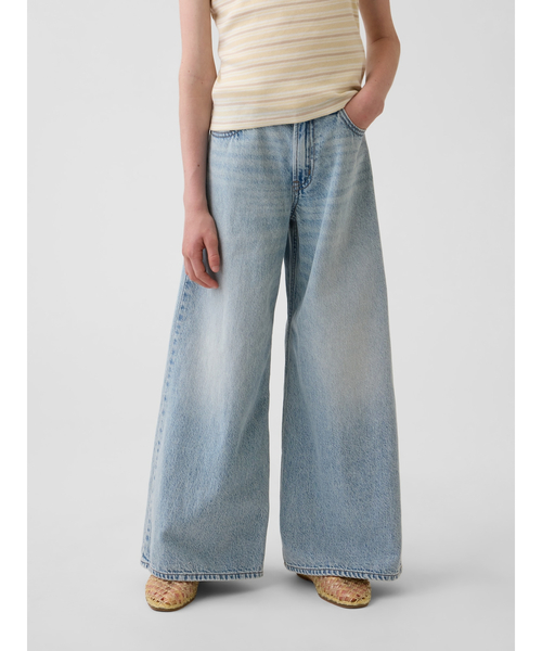 GAP（ギャップ） ワイドパンツ パンツ ローライズ ストライドワイド 