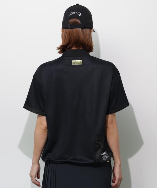 新品タグ付き セットアップ PING ピン スカート 半袖シャツ ブラック S PING（ピン） tシャツ 「PING APPAREL」サンベール×クールフローカノコ