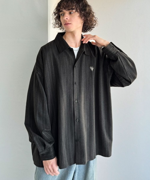 「Classical Origin」 長袖シャツ LARGE オフホワイト メンズ_画像6