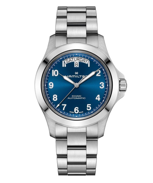 腕時計 HAMILTON 「ハミルトン」 腕時計 Khaki Field （カーキ フィールド） King キング 40MM ブルー×シルバーの画像