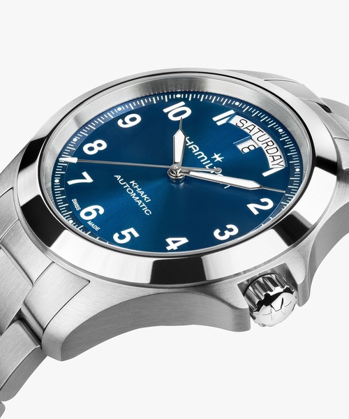 腕時計 HAMILTON 「ハミルトン」 腕時計 Khaki Field （カーキ フィールド） King キング 40MM ブルー×シルバーの画像
