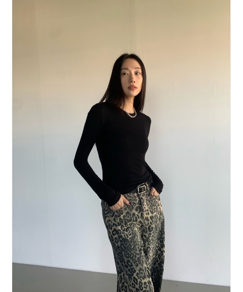 「Didot.showroom」 長袖カットソー FREE スカイブルー レディース_画像7