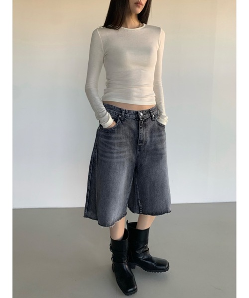 「Didot.showroom」 長袖カットソー FREE スカイブルー レディース_画像9