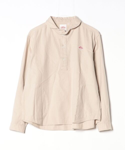 Danton（ダントン） 長袖ブラウス 36 ベージュ レディース : ZOZOTOWN 