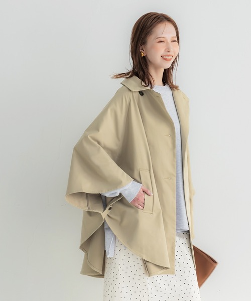 「coca(coca)」 トレンチコート M ベージュ レディース_画像3