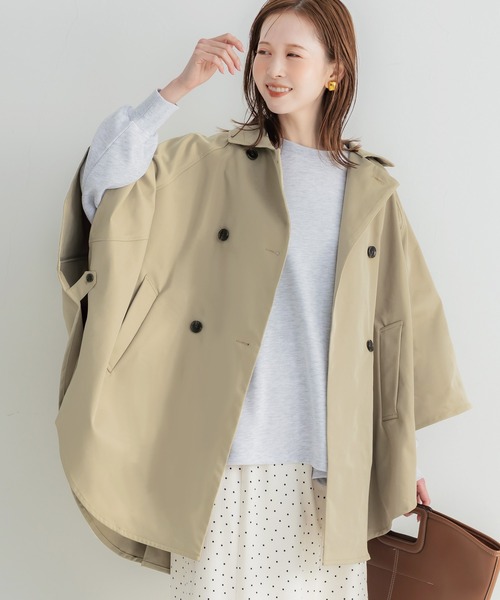 「coca(coca)」 トレンチコート M ベージュ レディース_画像4