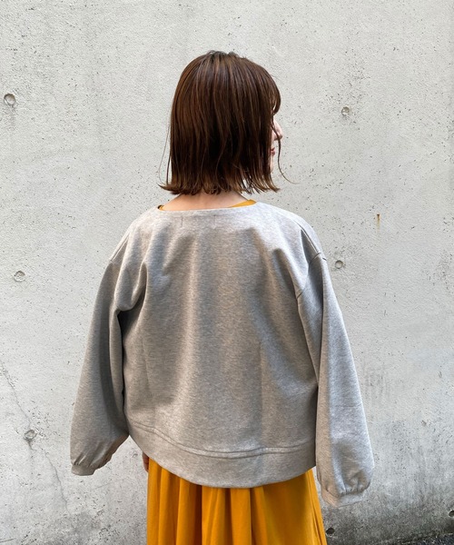 「AIMER」 カーディガン MEDIUM ネイビー レディース_画像4