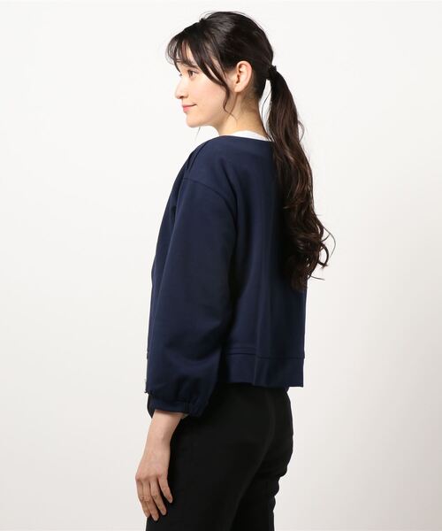 「AIMER」 カーディガン MEDIUM ネイビー レディース_画像8