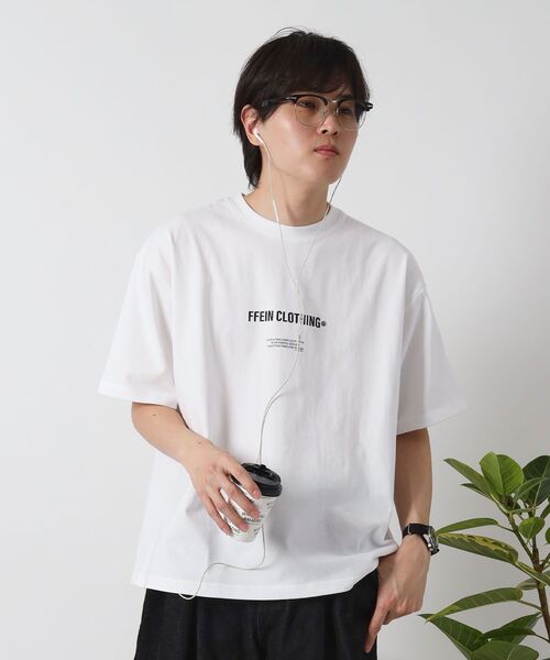 「FFEIN」 半袖Tシャツ SMALL ブラウン メンズ_画像3