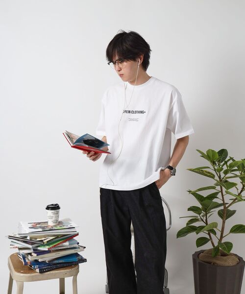 「FFEIN」 半袖Tシャツ SMALL ブラウン メンズ_画像5