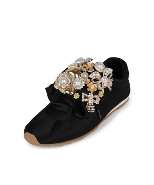 「Jeffrey Campbell」 ローカットスニーカー 38 ブラック レディース_画像2