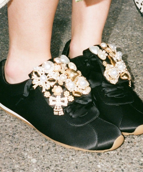 「Jeffrey Campbell」 ローカットスニーカー 38 ブラック レディース_画像7