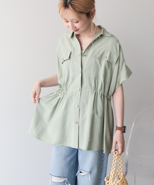 定価47,000円　新品未使用　ユナイテッドアローズ　コバルトブルー UNITED ARROWS（ユナイテッドアローズ） シャツ/ブラウス FREE