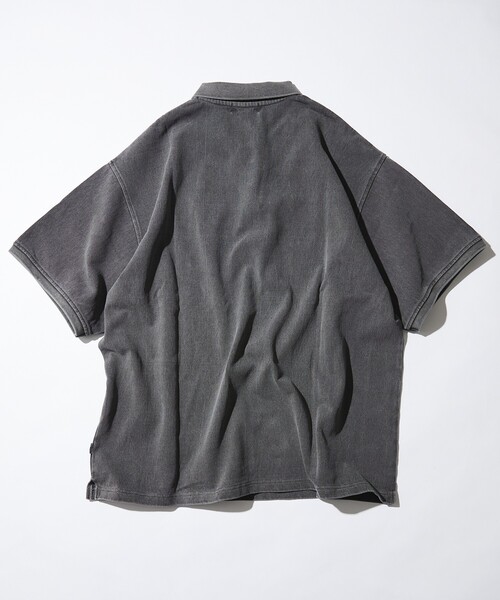 「NAUTICA」 半袖ポロシャツ LARGE オリーブ メンズ_画像3