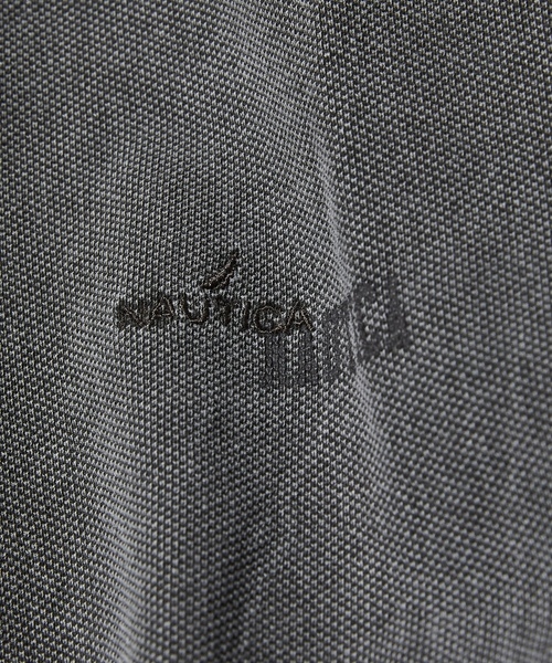 「NAUTICA」 半袖ポロシャツ LARGE オリーブ メンズ_画像5
