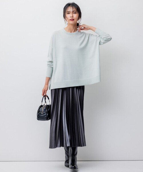 23区 L」 プリーツスカート 44 ブラック レディース : ZOZOTOWN Yahoo