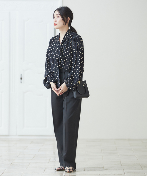 「journal standard L'essage」 長袖ブラウス FREE グリーン レディース_画像4