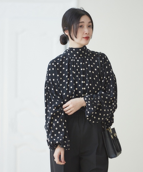 「journal standard L'essage」 長袖ブラウス FREE グリーン レディース_画像5