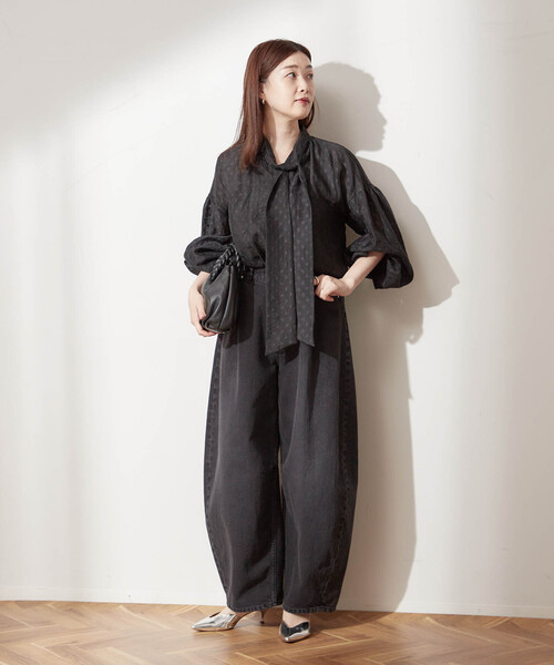 「journal standard L'essage」 長袖ブラウス FREE グリーン レディース_画像6