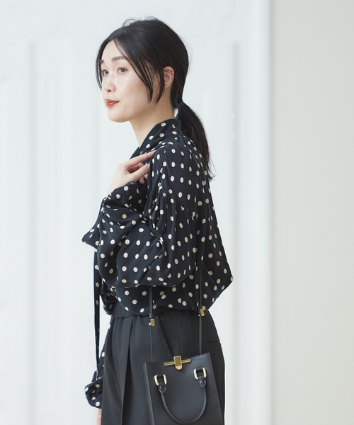 「journal standard L'essage」 長袖ブラウス FREE グリーン レディース_画像7
