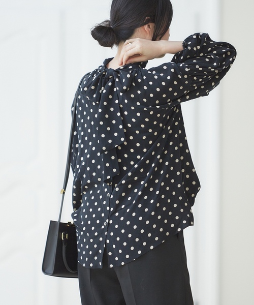 「journal standard L'essage」 長袖ブラウス FREE グリーン レディース_画像10