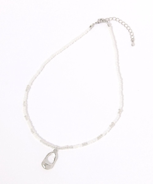 ネックレス メタルモチーフビーズネックレス / 1009930 レディース | LAKOLE