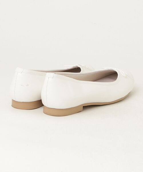 「Launa lea ballet」 フラットパンプス 25.5cm ホワイト レディース_画像2