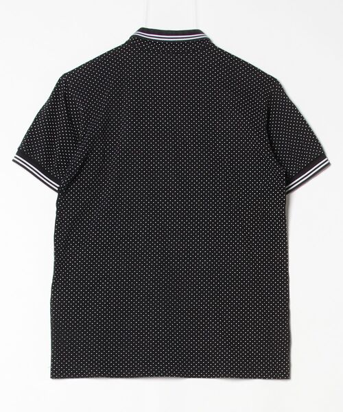 「FRED PERRY」 ワンポイント半袖ポロシャツ S ブラック メンズ_画像2