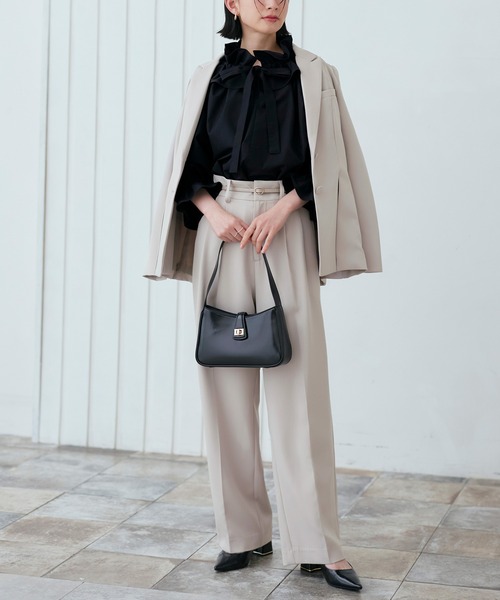 「RUIRUE BOUTIQUE」 長袖ブラウス L オフホワイト レディース_画像6
