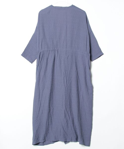「loaf」 7分袖ワンピース ONE SIZE ブルー レディース_画像2