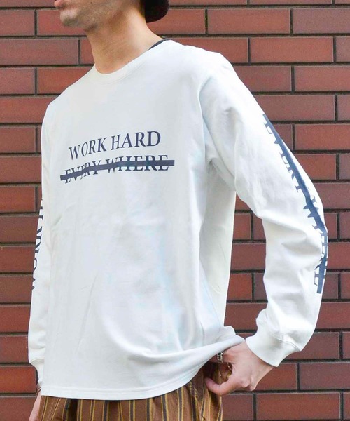 新作最新作 tシャツ Tシャツ ロングスリーブプリントTシャツ(WORK) ZOZOTOWN PayPayモール店 - 通販 - PayPayモール NEW新作