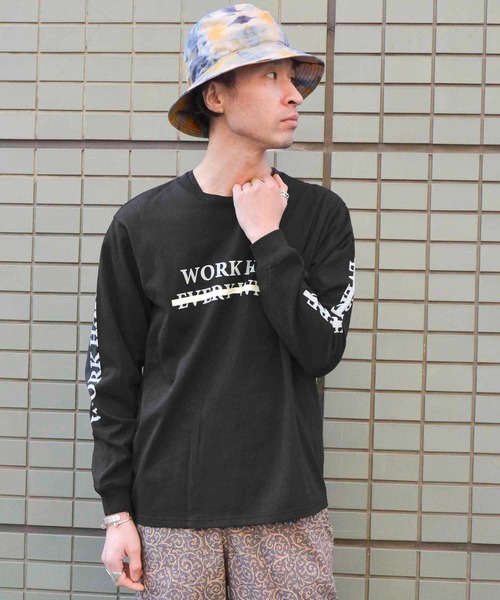 新作最新作 tシャツ Tシャツ ロングスリーブプリントTシャツ(WORK) ZOZOTOWN PayPayモール店 - 通販 - PayPayモール NEW新作